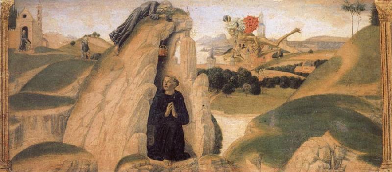 Francesco di Giorgio Martini Three Stories from the Life of St.Benedict oil painting image